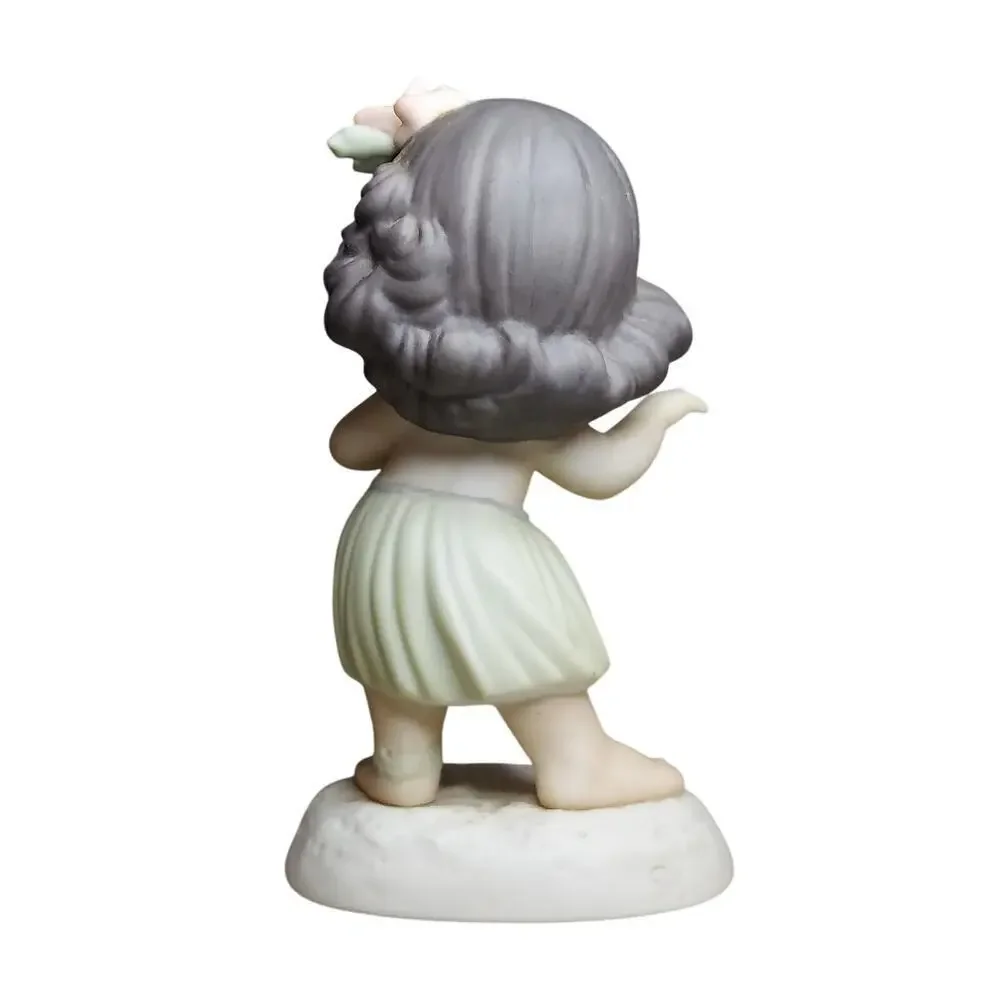 Precious Moments Vintage (1995) "Happy Hula Days" Hawaiian Hula Dancer Figurine - Picture 3 of 5